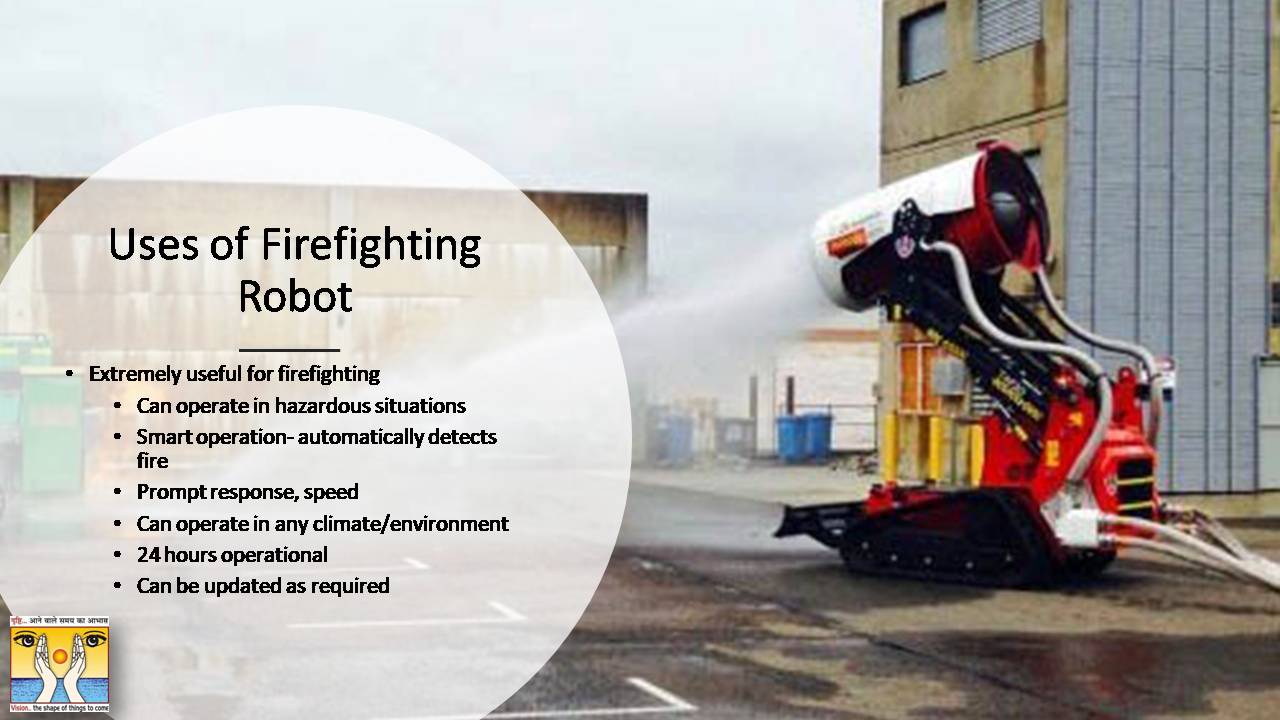 Uses of Firefighting Robot