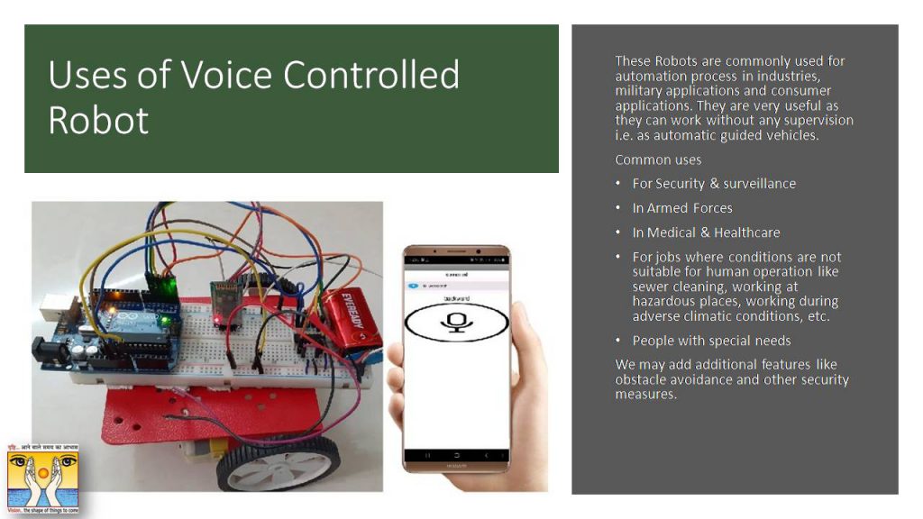 Uses of Voice Controlled Robot