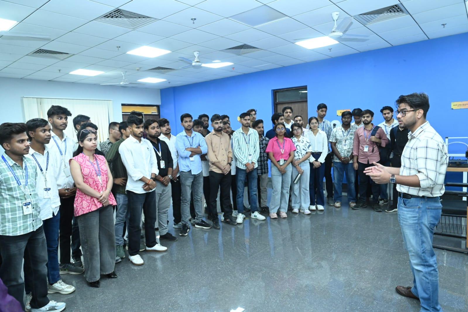 Vision Kanpur students at an industry orientation session